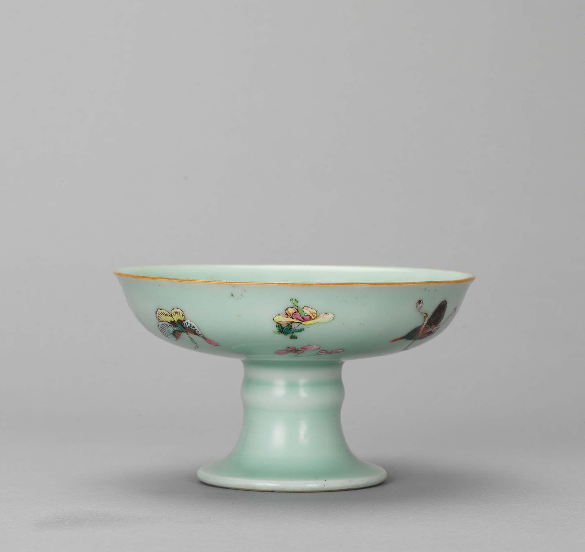 中国古美術•粉彩花蝶大碗/W-4 中国古美術•粉彩花蝶大碗/W-4 中国古美術•粉