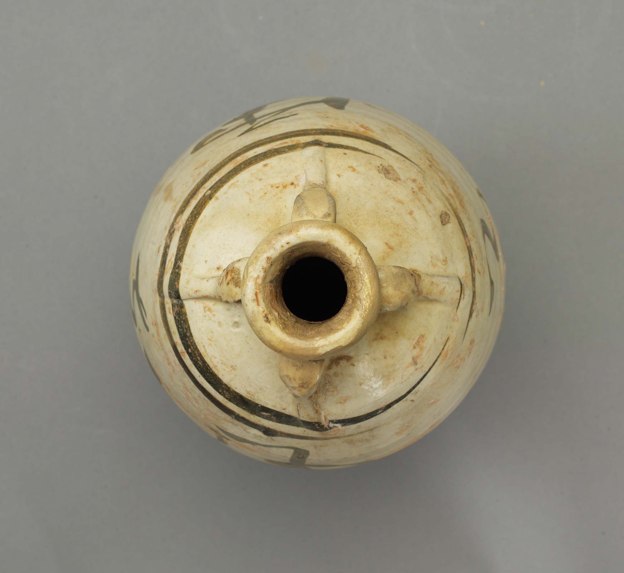 灰釉春秋重箱 色絵三段重箱/青郊窯