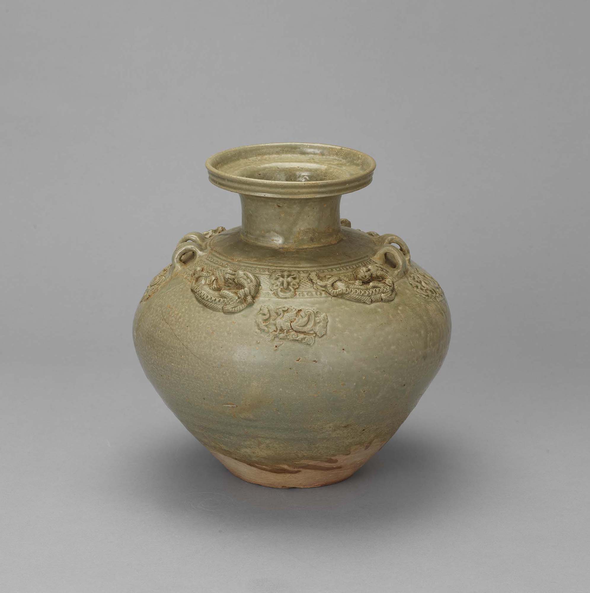 貫入青磁錫口阿古陀茶壷 资讯详情